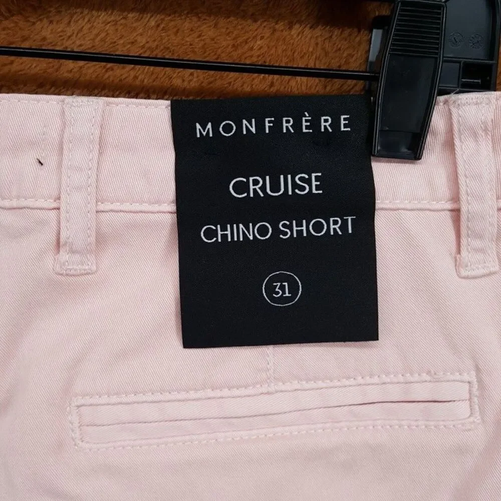 MONFRERE Shorts Mens Size 31 Light Pink CRUISE Stretch 8